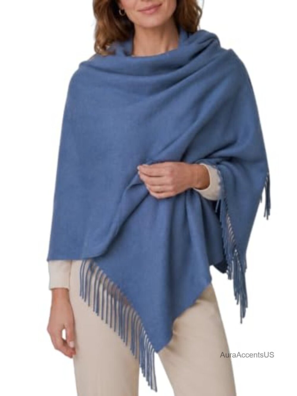 Women's Thick Oversized Pashmina Shawl Wrap Scarf Warm Winter Blanket